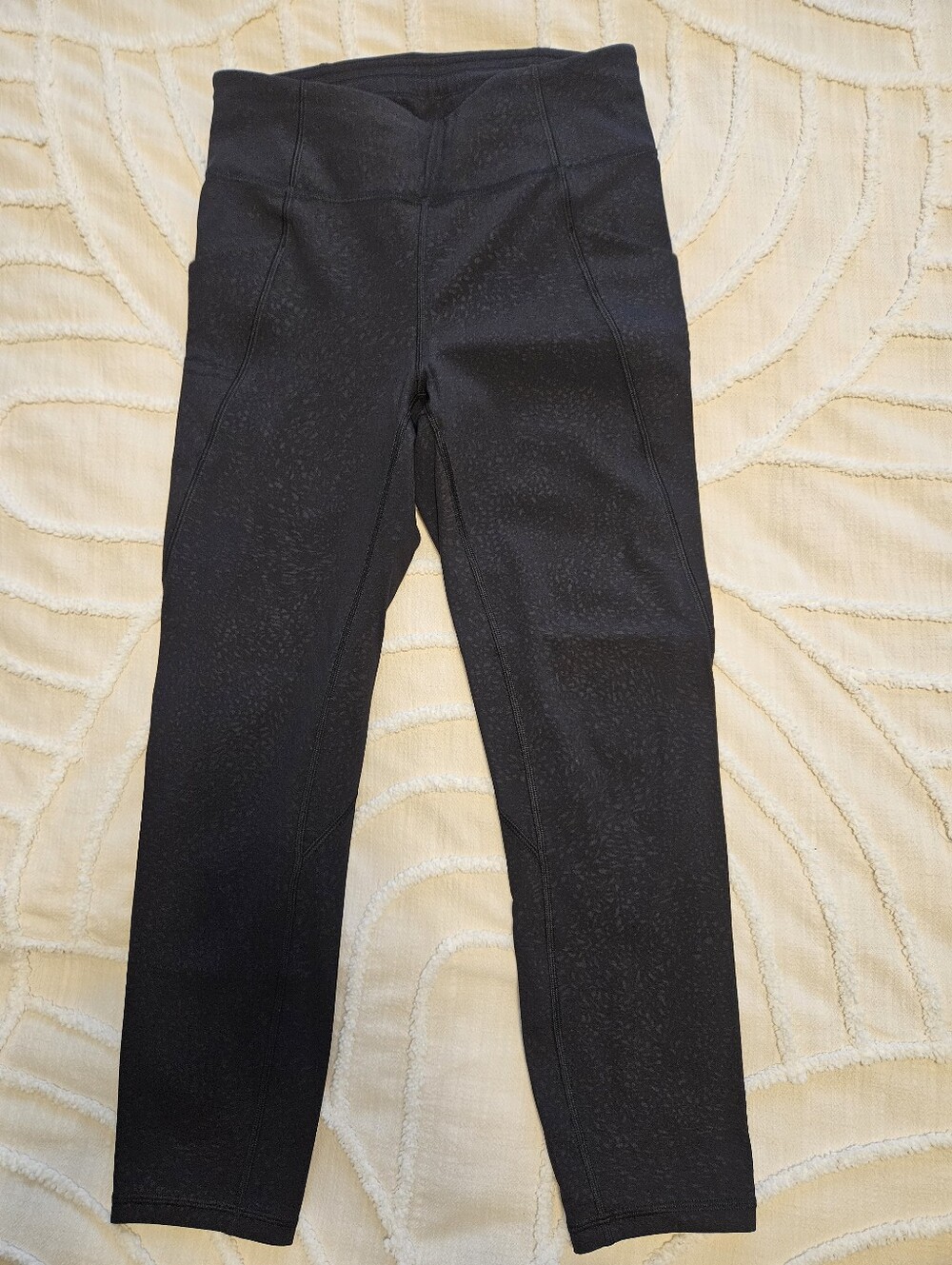 lululemon Speed Up Tight, Crackle Glaze Black